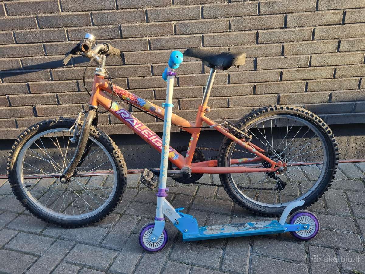 Dovanojamas dviratukas ir paspirtukas
