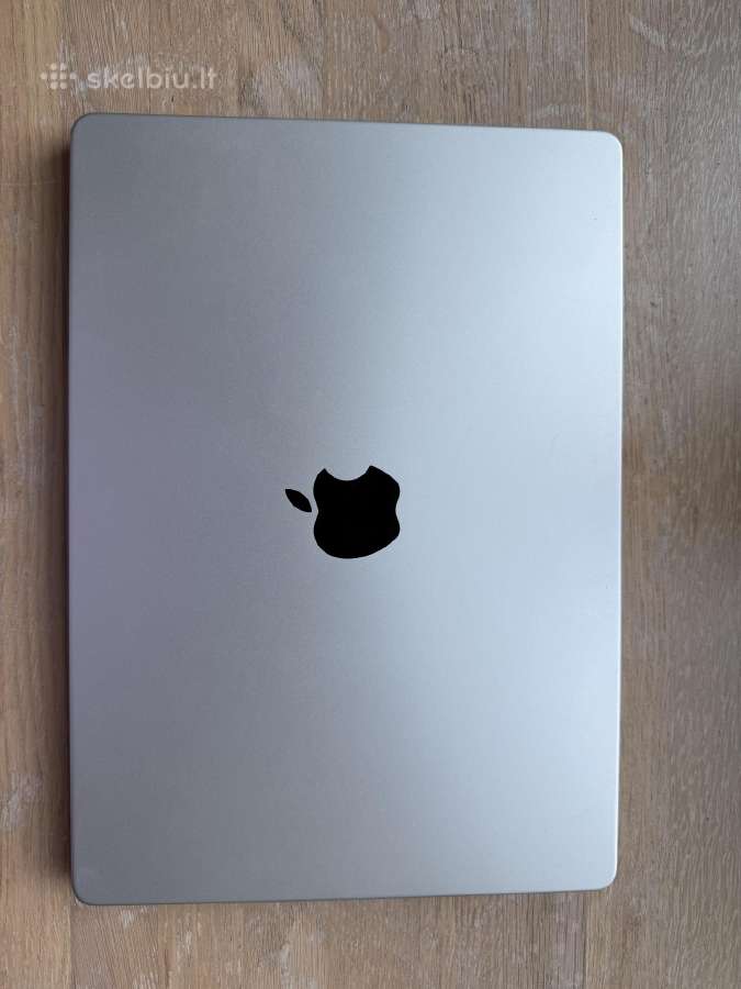 MacBook Pro 14" M3 1tb su garantija ir draudimu