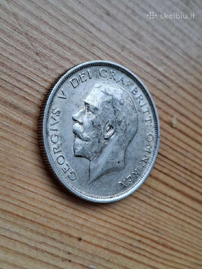 Britanija 1915 1/2 kronos (sidabras) - nuotraukos Nr. 2