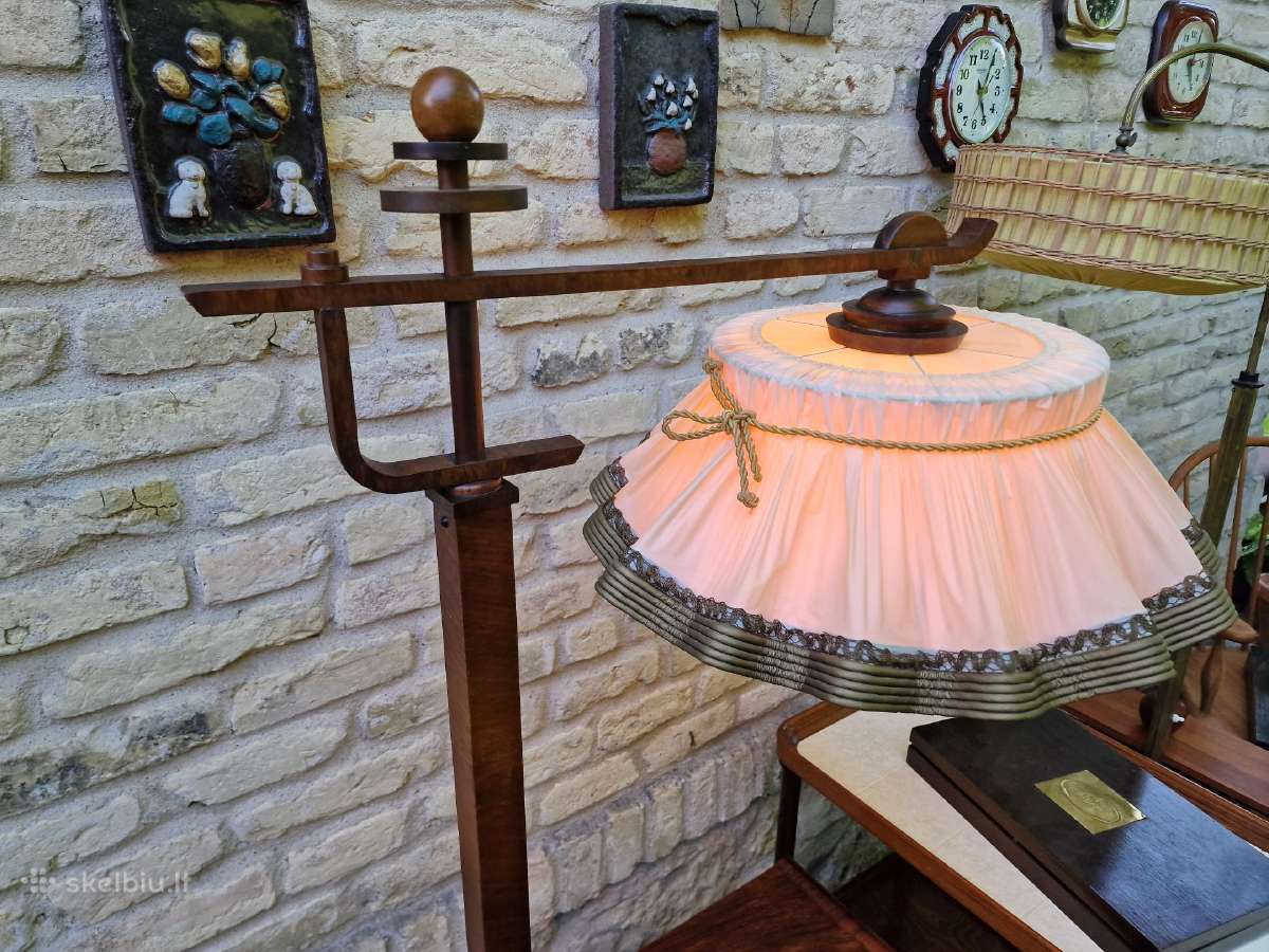Vintažinis Art Deco toršeras,servantas,pufas - nuotraukos Nr. 2