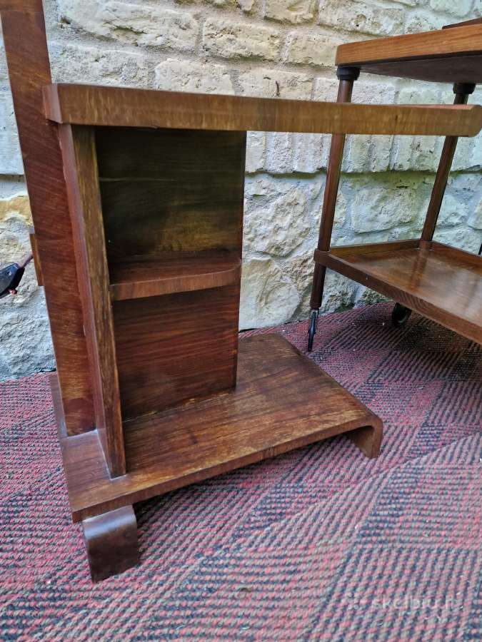 Vintažinis Art Deco toršeras,servantas,pufas - nuotraukos Nr. 4