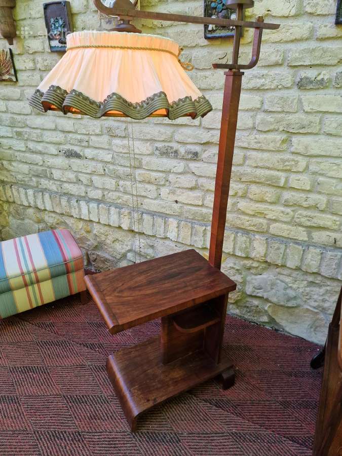 Vintažinis Art Deco toršeras,servantas,pufas - nuotraukos Nr. 11