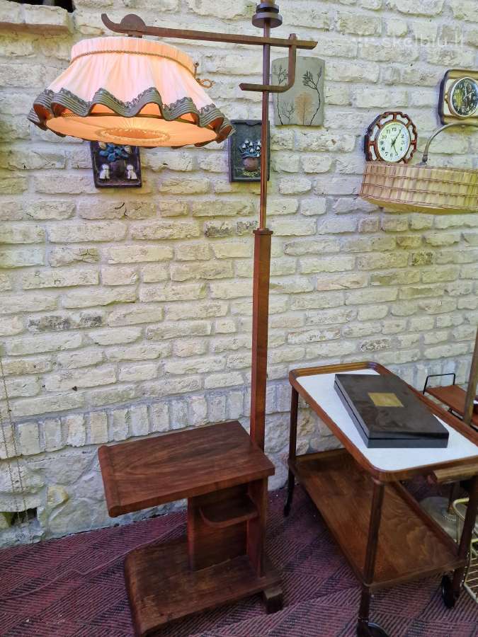Vintažinis Art Deco toršeras,servantas,pufas - nuotraukos Nr. 12