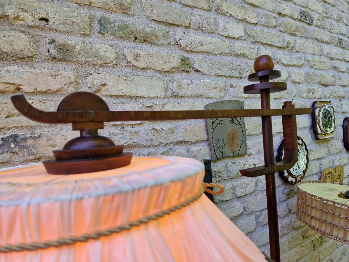 Vintažinis Art Deco toršeras,servantas,pufas - nuotraukos Nr. 14