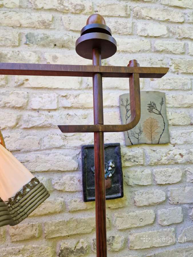 Vintažinis Art Deco toršeras,servantas,pufas - nuotraukos Nr. 16