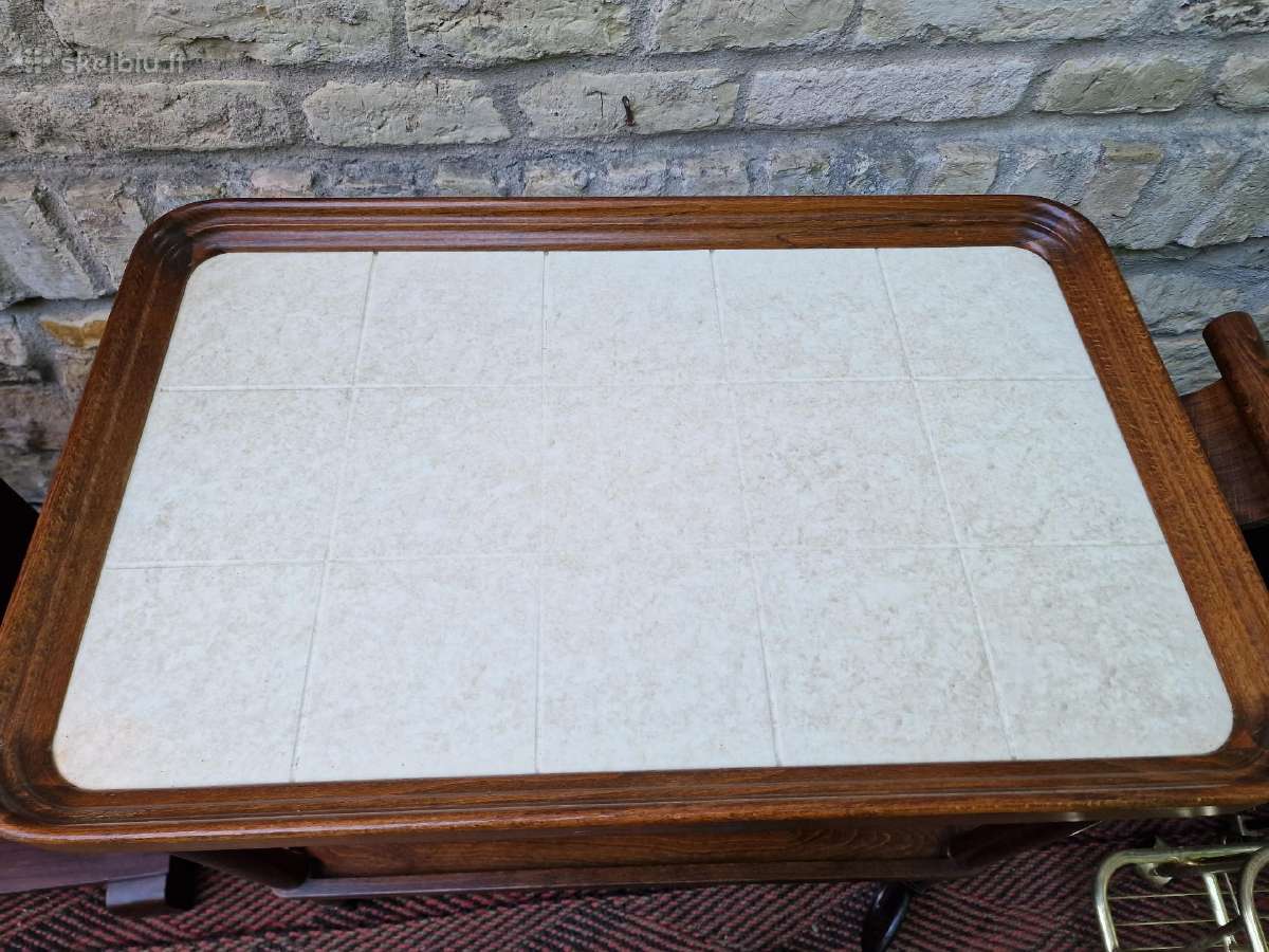 Vintažinis Art Deco toršeras,servantas,pufas - nuotraukos Nr. 22