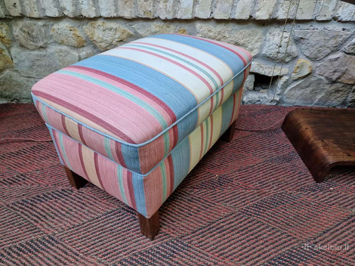 Vintažinis Art Deco toršeras,servantas,pufas - nuotraukos Nr. 27