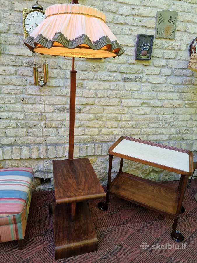 Vintažinis Art Deco toršeras,servantas,pufas - nuotraukos Nr. 36
