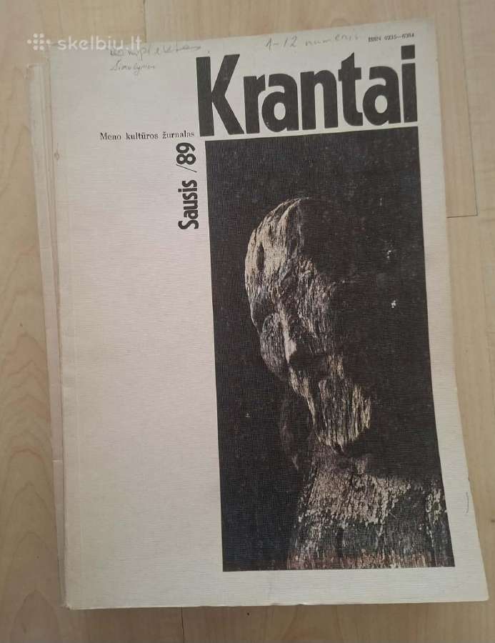 Meno kultūros žurnalas Krantai. 1989 m. (1-12 nr.)