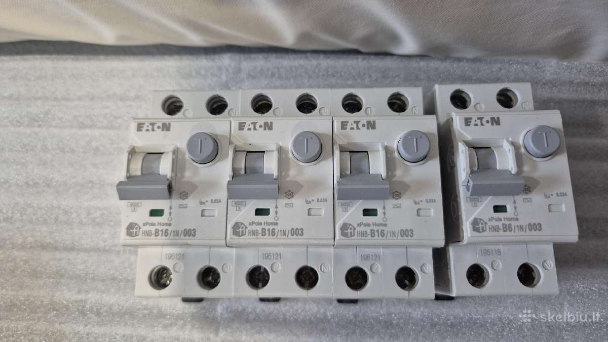 Eaton nuotėkio relė su automatiniu jungikliu - nuotraukos Nr. 5