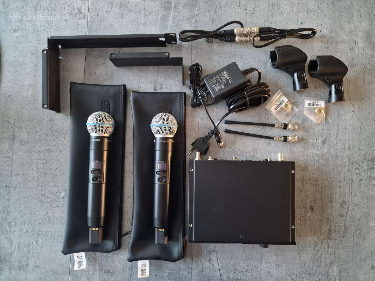 Naujas Shure Slxd24d+e/beta58 G65