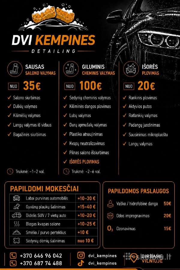 Automobilių cheminis valymas - nuotraukos Nr. 4