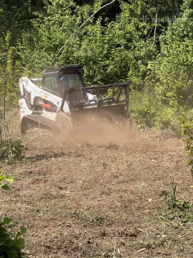 Bobcat T770paslaugos Misko freza zoles mulciavimas - nuotraukos Nr. 33