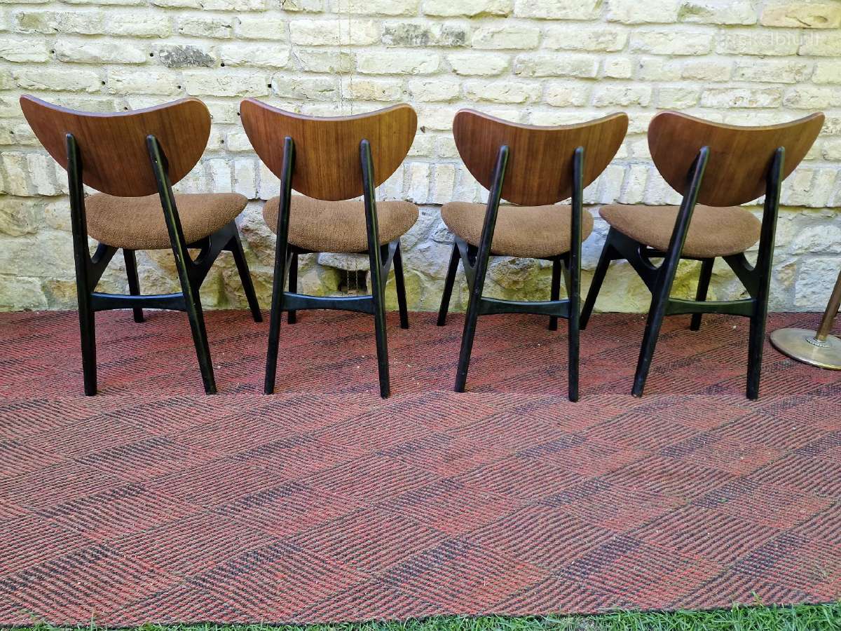 Vintažinės mid century valgomojo kėdės - nuotraukos Nr. 8