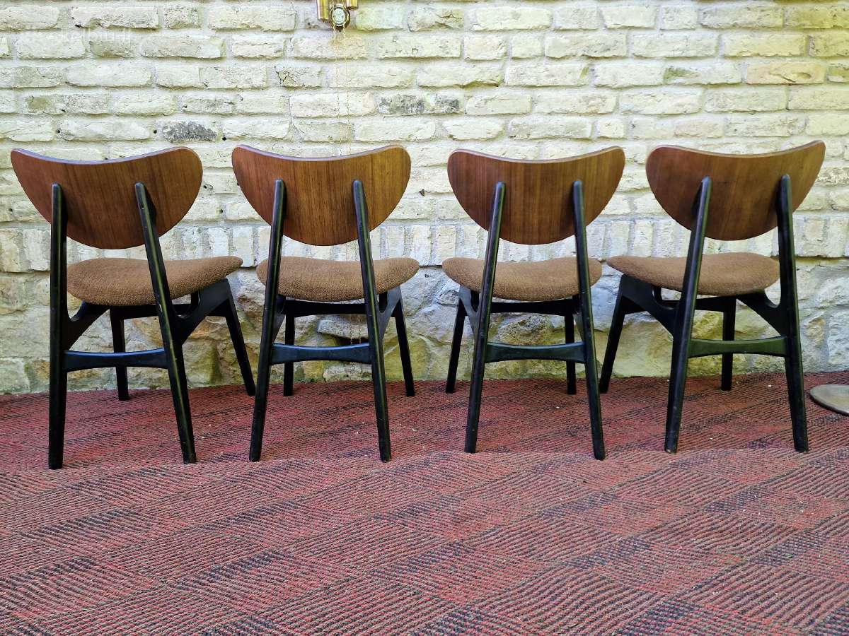Vintažinės mid century valgomojo kėdės - nuotraukos Nr. 9
