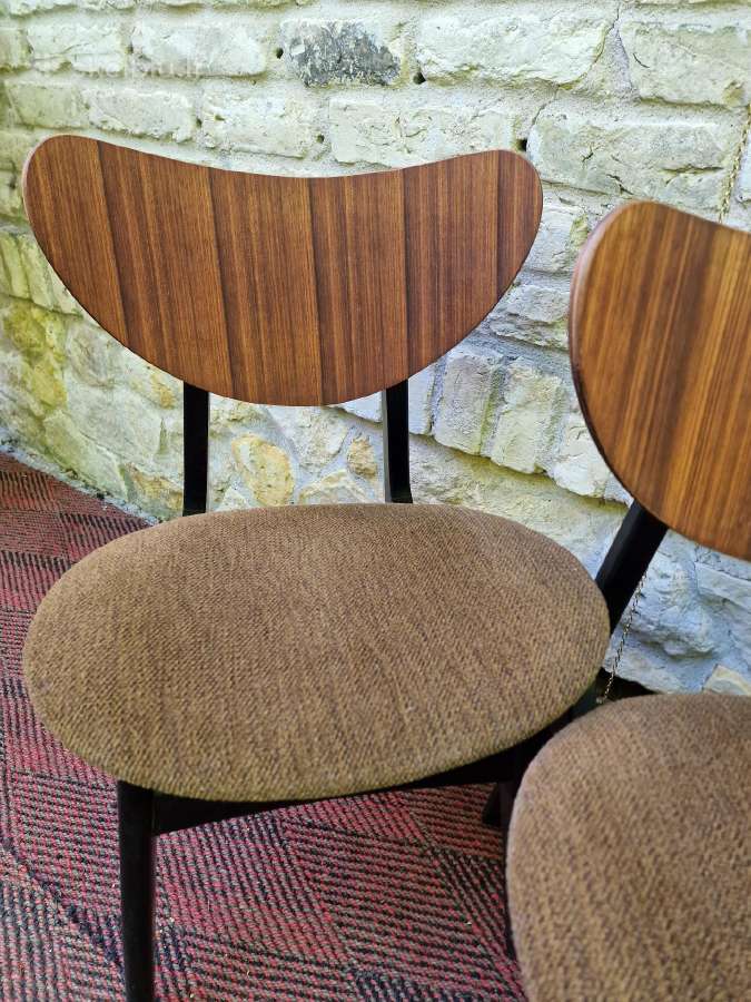 Vintažinės mid century valgomojo kėdės - nuotraukos Nr. 25