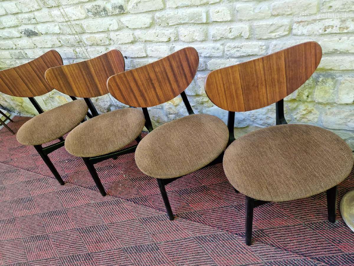 Vintažinės mid century valgomojo kėdės - nuotraukos Nr. 28