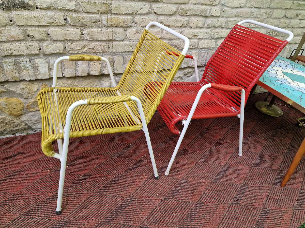 Vintažiniai mid century terasos baldai - nuotraukos Nr. 12