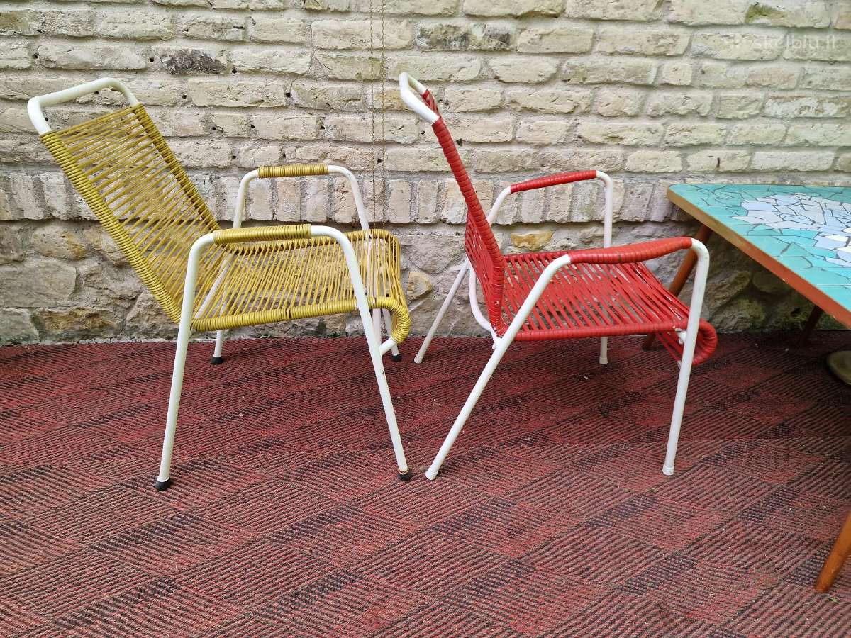 Vintažiniai mid century terasos baldai - nuotraukos Nr. 16
