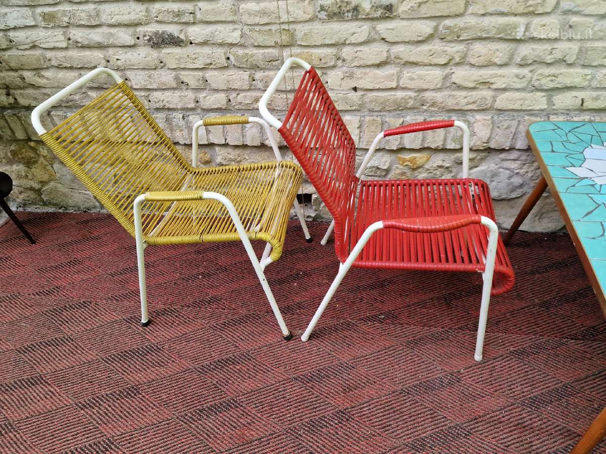 Vintažiniai mid century terasos baldai - nuotraukos Nr. 20