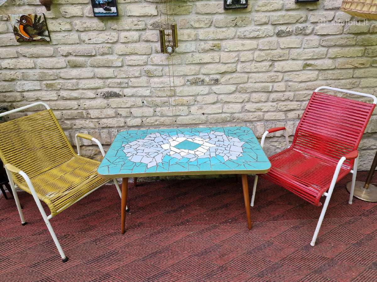 Vintažiniai mid century terasos baldai - nuotraukos Nr. 22