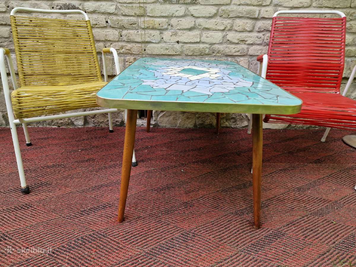 Vintažiniai mid century terasos baldai - nuotraukos Nr. 25