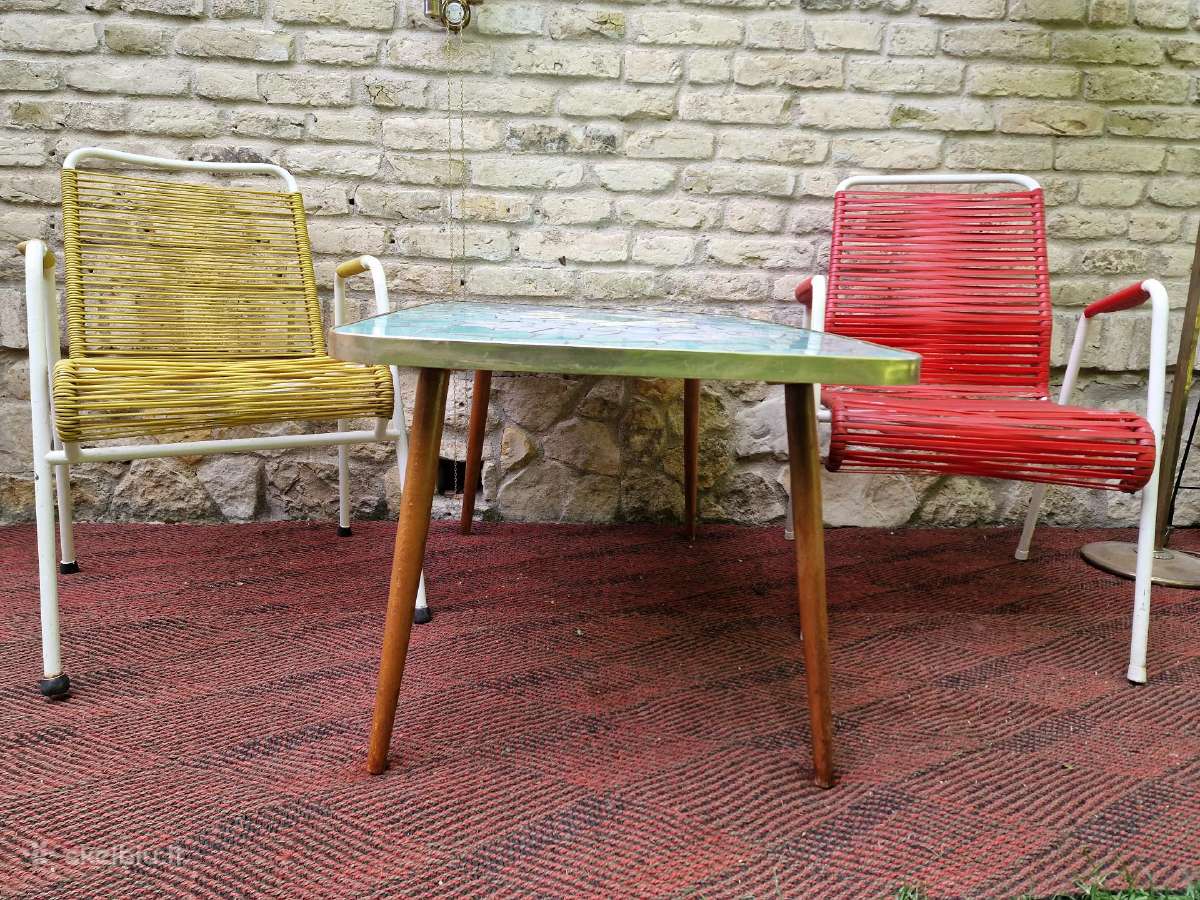 Vintažiniai mid century terasos baldai - nuotraukos Nr. 37