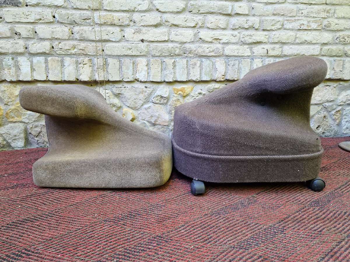 Vintažinės mid century ergonominės kėdės - nuotraukos Nr. 2