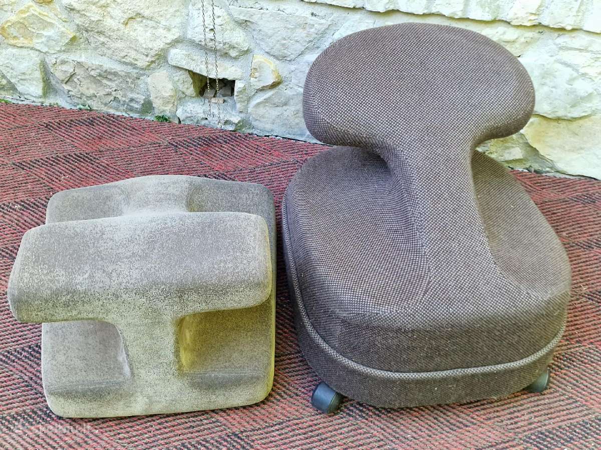 Vintažinės mid century ergonominės kėdės - nuotraukos Nr. 3