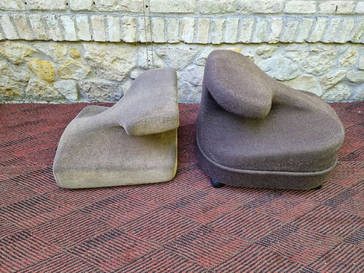Vintažinės mid century ergonominės kėdės - nuotraukos Nr. 12