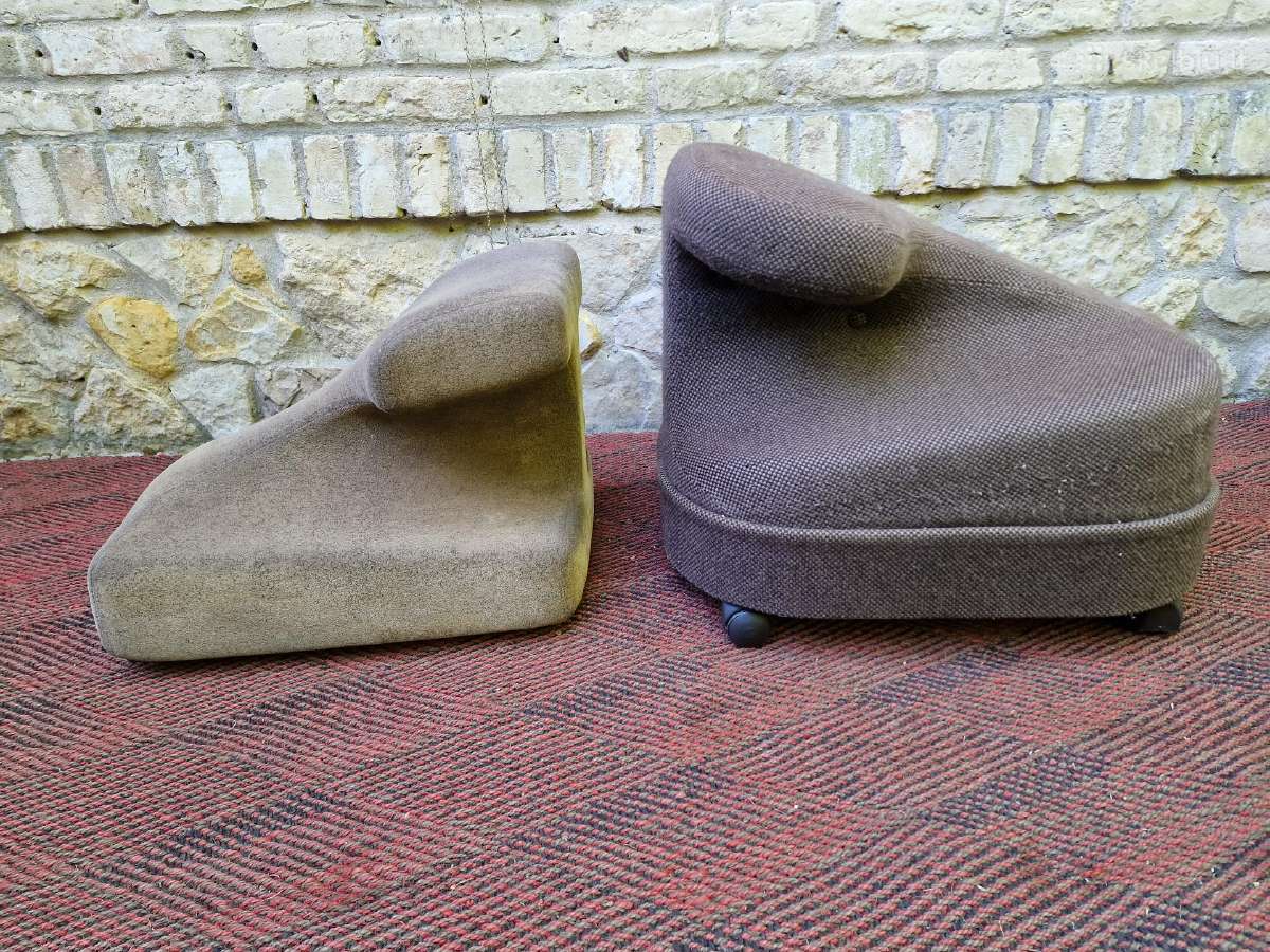 Vintažinės mid century ergonominės kėdės - nuotraukos Nr. 16