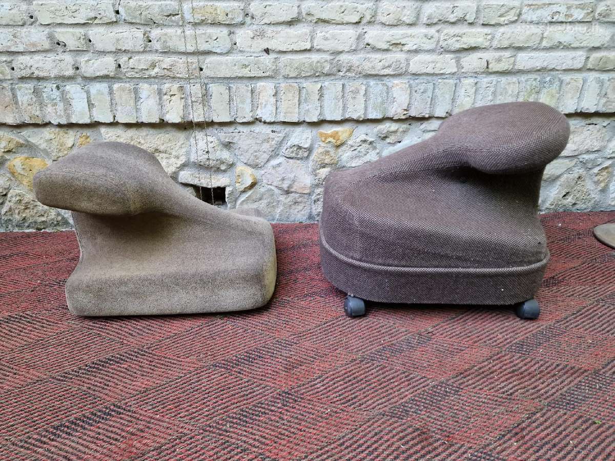 Vintažinės mid century ergonominės kėdės - nuotraukos Nr. 17