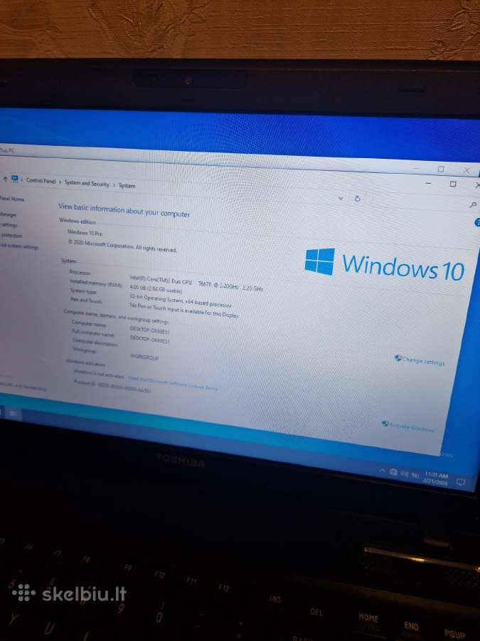 Toshiba C660 - nuotraukos Nr. 6