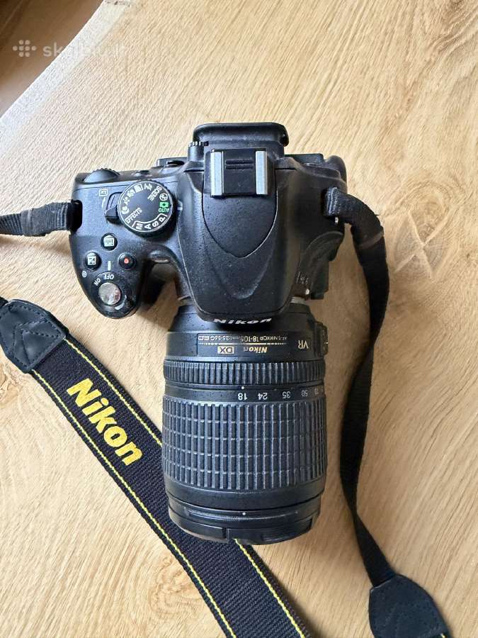 Nikon D5100 veidrodinis fotoaparatas su lęšiu - nuotraukos Nr. 2