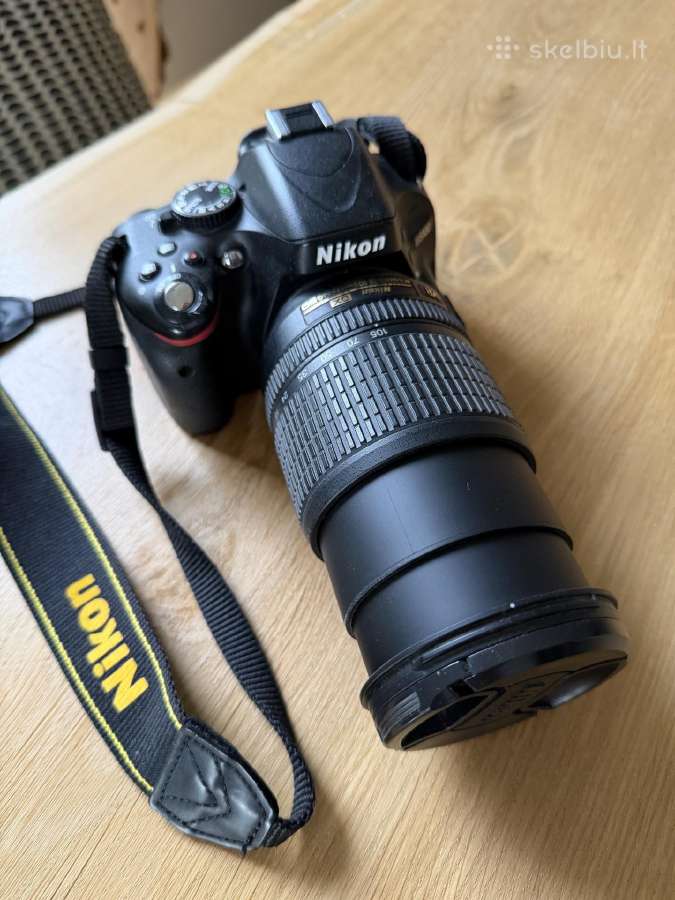 Nikon D5100 veidrodinis fotoaparatas su lęšiu - nuotraukos Nr. 4