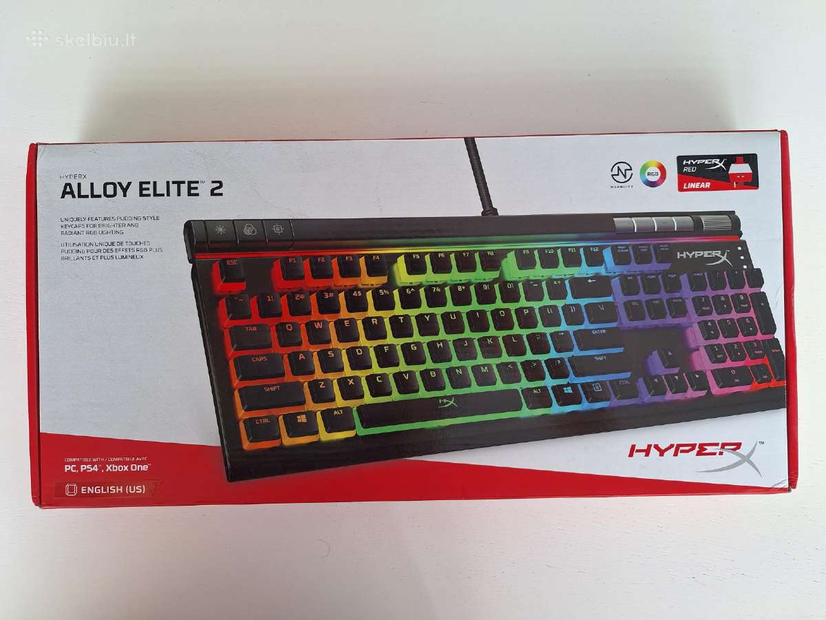 Hyperx Alloy Elite 2 mechaninė žaidimų klaviatūra
