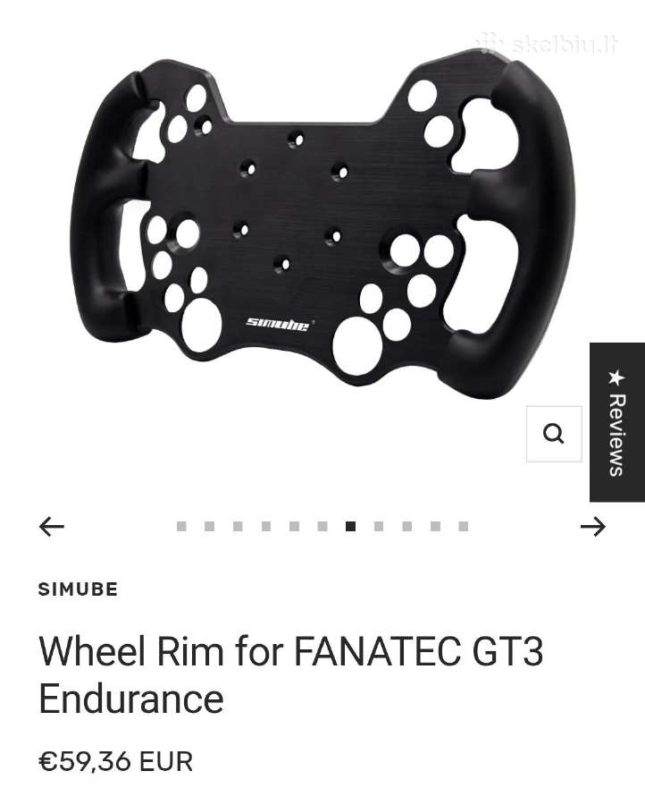 Simube Gt3 Endurance aliuminio vairas Fanatec Pbme - nuotraukos Nr. 3