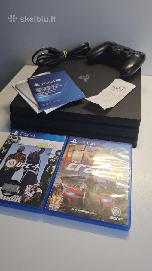 Ps4 Pro 1tb + Ufc 4 + The Crew 2 + Pultelis