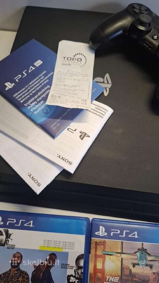 Ps4 Pro 1tb + Pultelis - nuotraukos Nr. 2