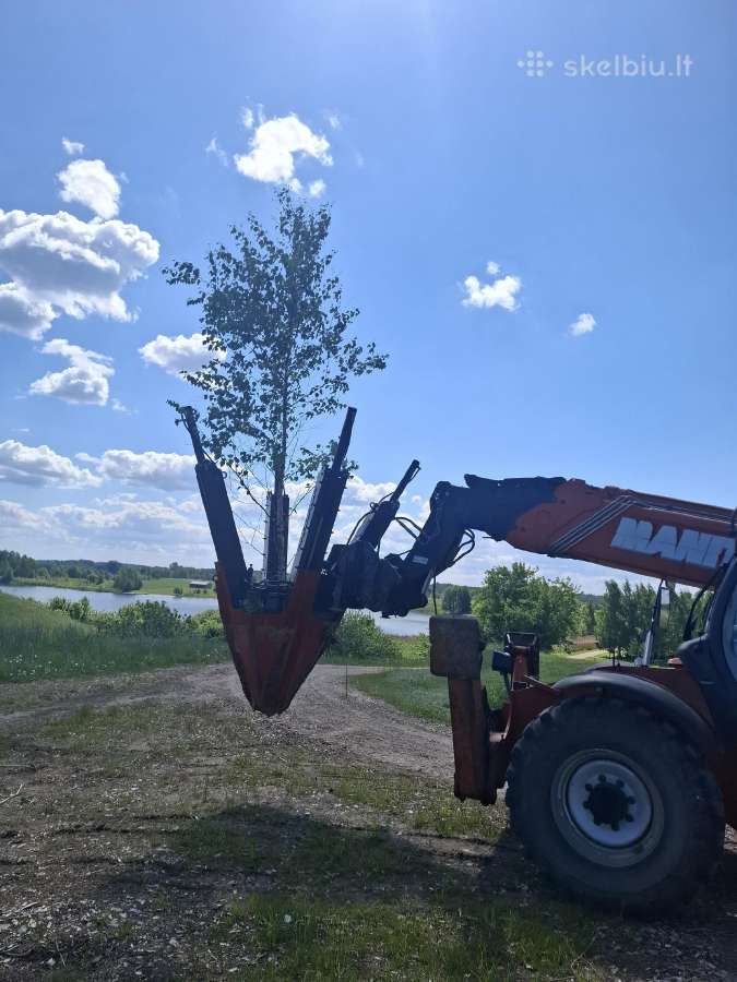 Teleskopinio krautuvo Manitou nuoma