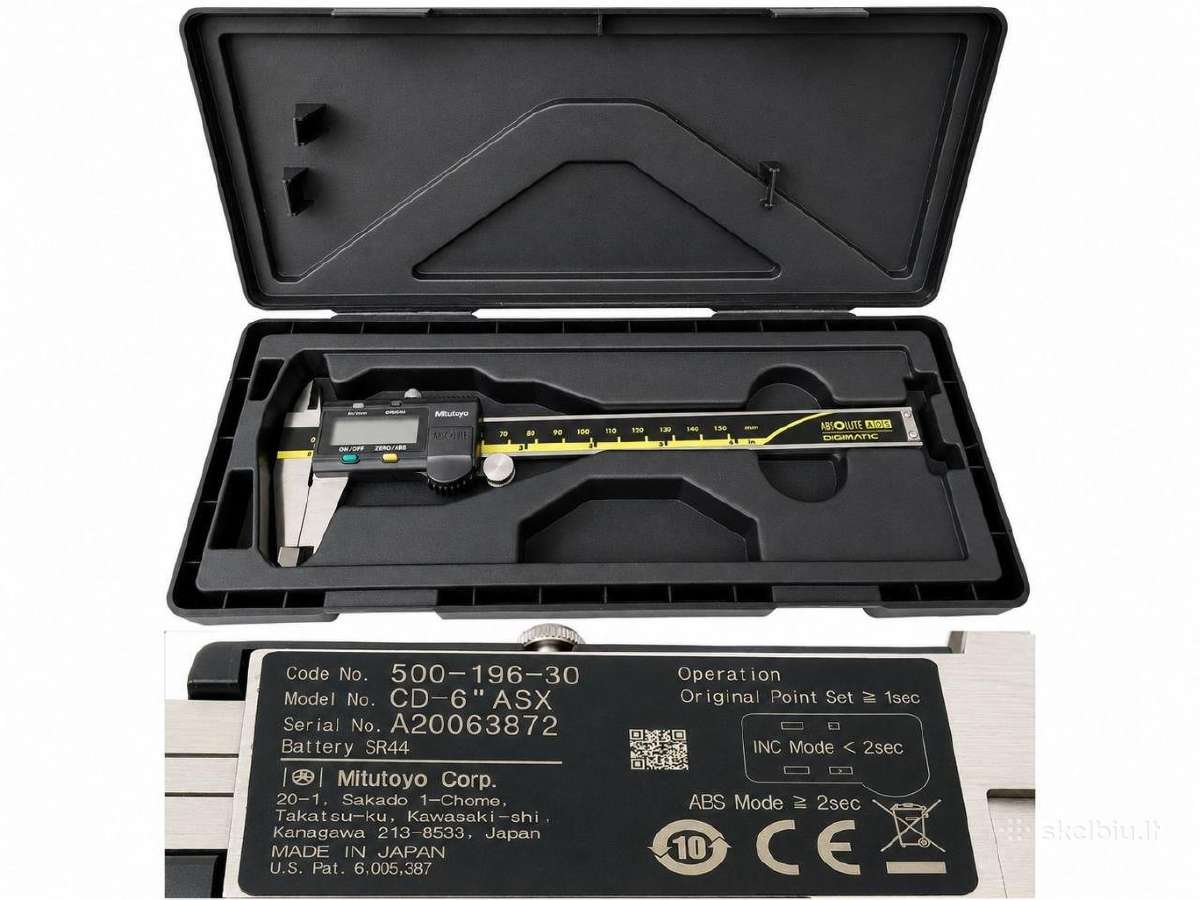 Mitutoyo elektroninis slankmatis 500-196-30