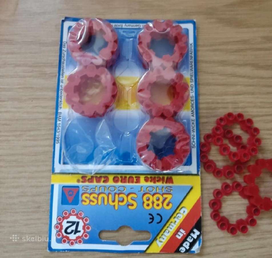 Pistonai , žaisliniai garsiniai šovinukai