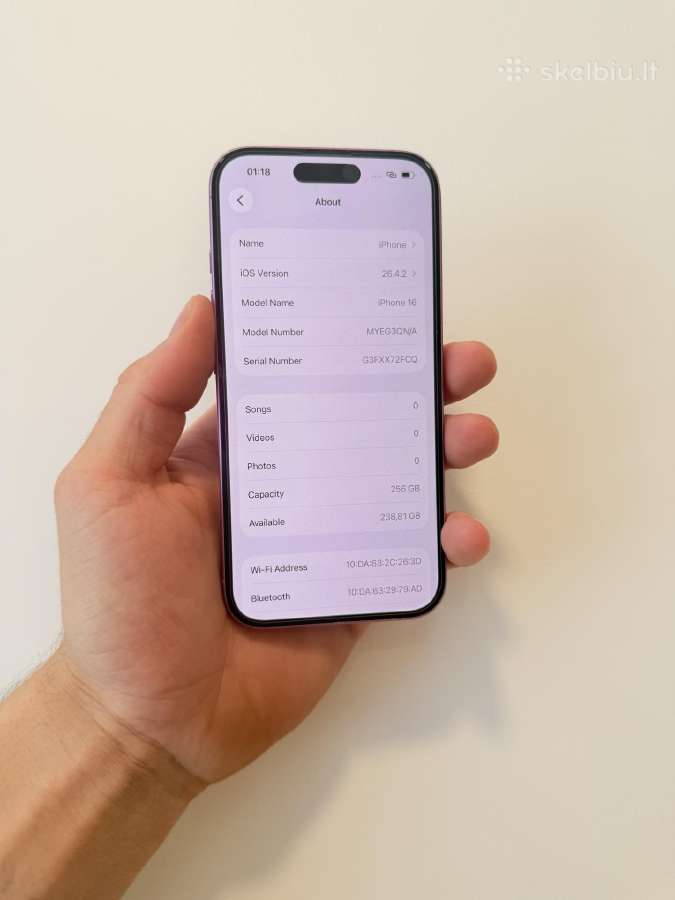 iPhone 16 256