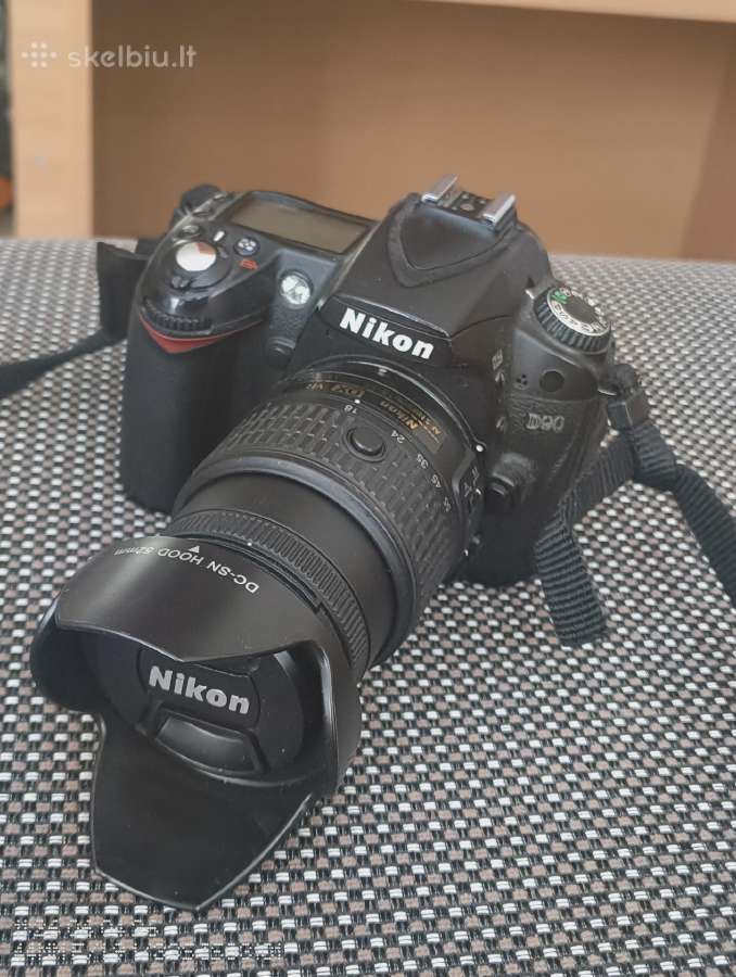 Nikon d90 su orginaliu objektyvu