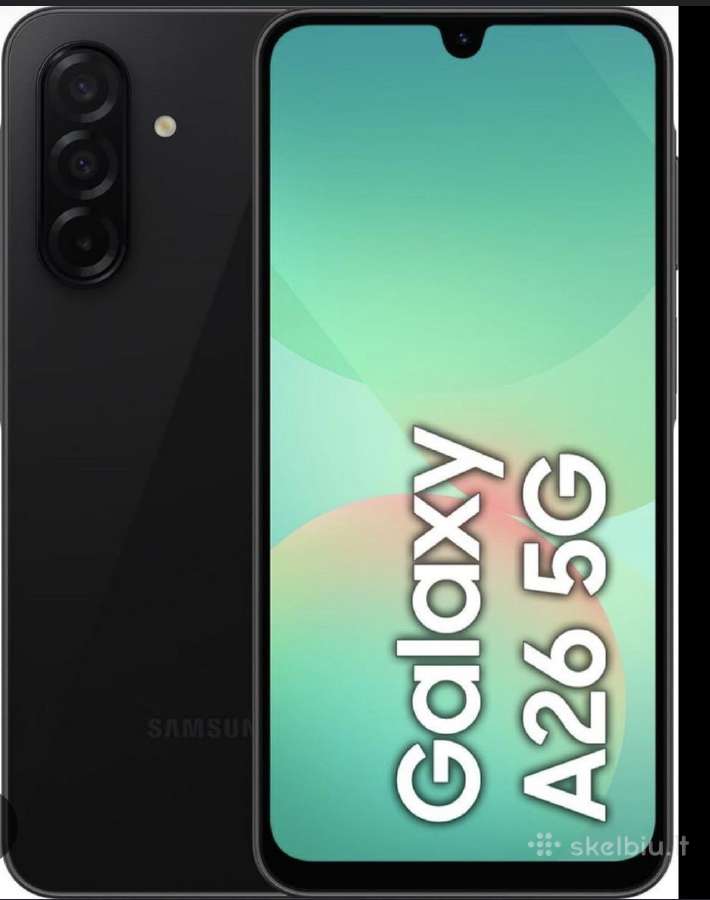 Samsung A26 128gb Juodas Naujas