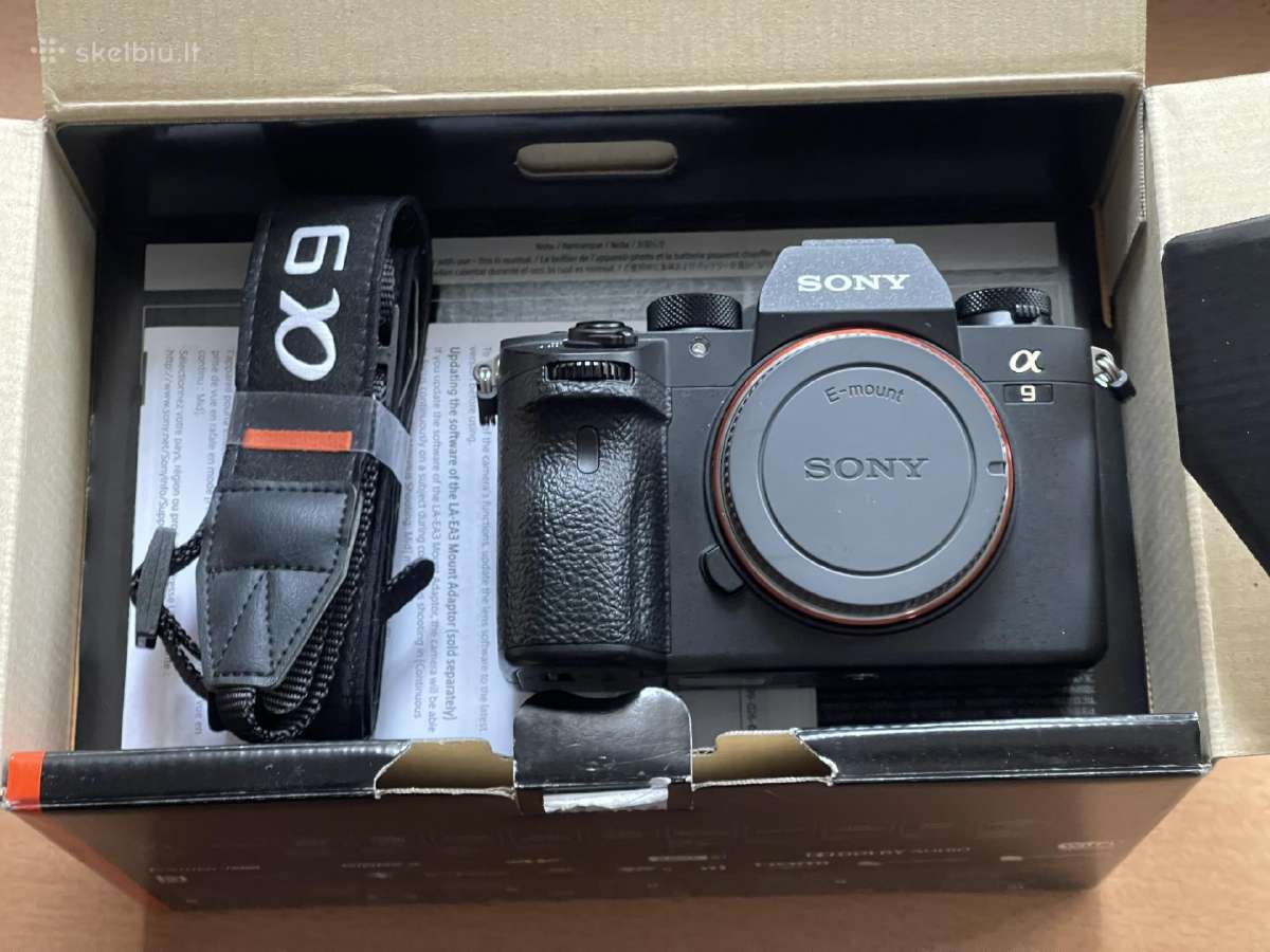 Mazai naudotas Sony a9 body