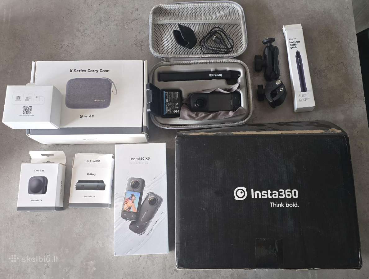 Insta360 X3 Motorcycle Bundle