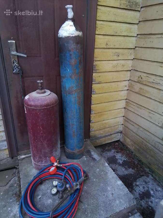 Suvirinimo įranga dujomis,pjaustymui, riezakas.