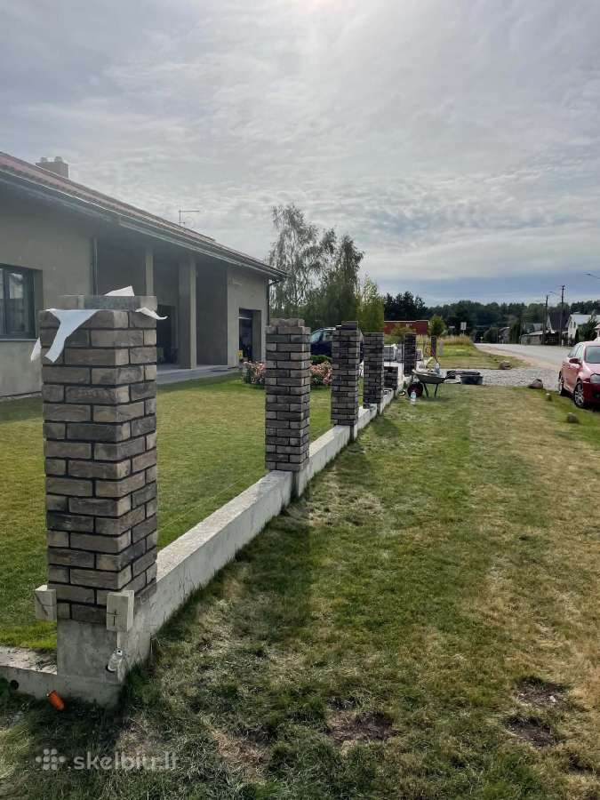 Mūro darbai,klinkeris,tvoros,pertvaros