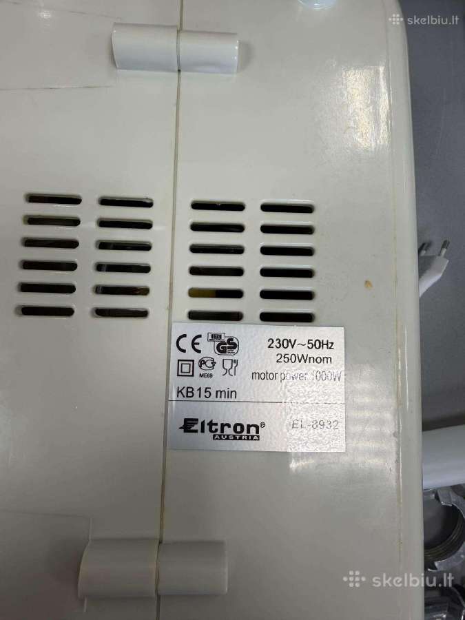 Naudota mėsmalė Eltron El-8932 - nuotraukos Nr. 4